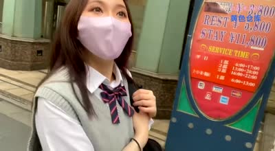 CRT-014 22時間着用【個人撮影】薄紫のメッシュパンツちゃん_激レア_Gカップのハーフ系の制服美小女