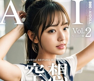 DAL-003 空想制服美少女 AI MODEL AV DEBUT ちっぱい編＃2 ～電子書籍から生まれた制服美少女、再び…。～
